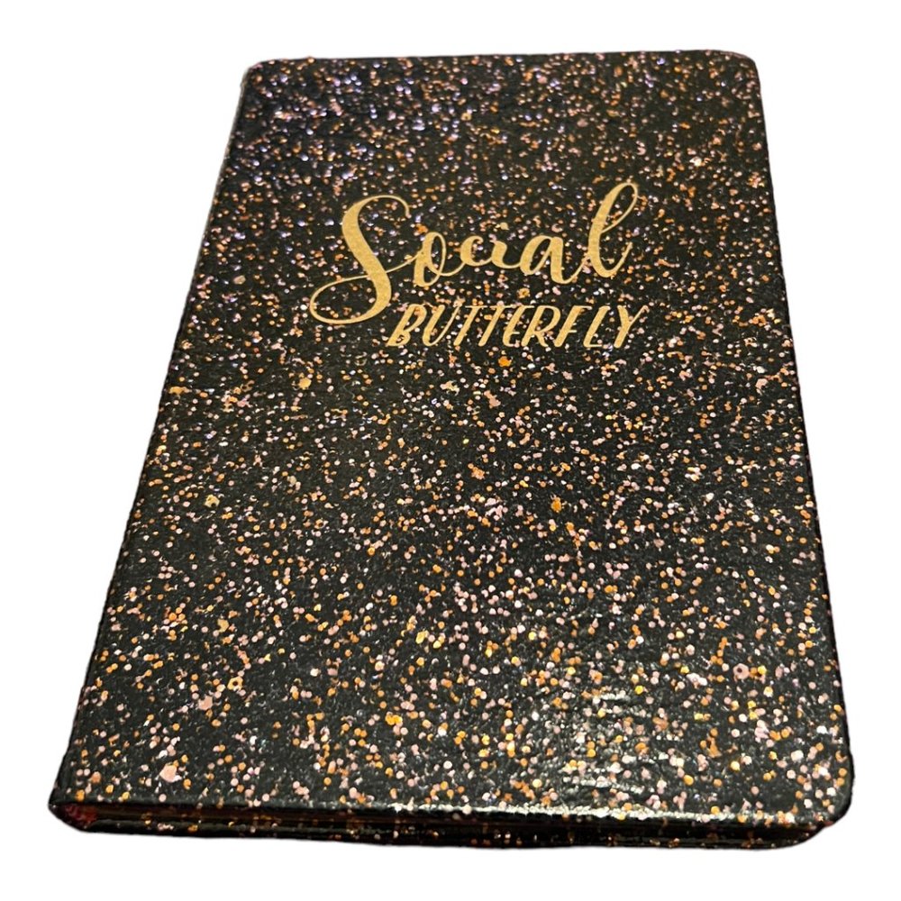 Mixit Modernize Social Butterfly Glitter Notebook